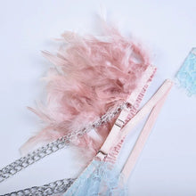 Load image into Gallery viewer, &#39;LOVE PLUS ONE&#39;  GARTER SET in PINK &amp; MINT