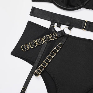 'FAST CAR' THREE QUARTER-CUP GARTER SET