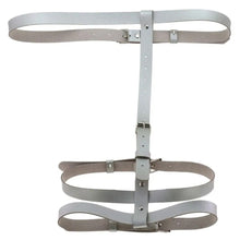 Load image into Gallery viewer, &#39;THREE TIMES A LADY&#39; LEATHER LOOK THIGH GARTER