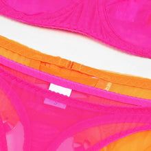 Load image into Gallery viewer, &#39;GET LUCKY&#39; HOT PINK &amp; JUICY ORANGE GARTER SET