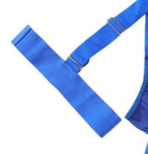Load image into Gallery viewer, SIGNATURE 4-PIECE BONDAGE GARTER SET in BRIGHT BLUE