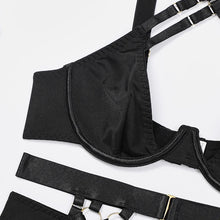 Load image into Gallery viewer, &#39;FAST CAR&#39; THREE QUARTER-CUP GARTER SET