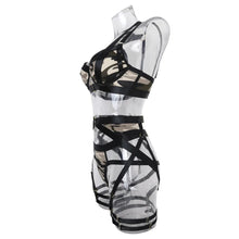 Load image into Gallery viewer, SIGNATURE 5-PIECE JEWEL GARTER SET in BLACK &amp; CAMO