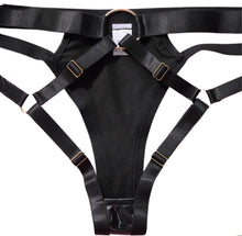 Load image into Gallery viewer, SIGNATURE 5-PIECE JEWEL GARTER SET in BLACK PU