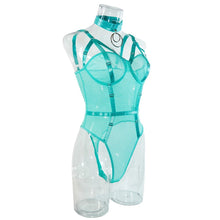 Load image into Gallery viewer, &#39;ALL NIGHT LONG&#39; MESH BODYSUIT in MINT GREEN