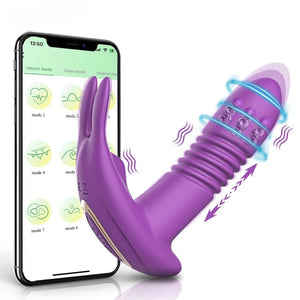 BT THRUST VIBRATOR in PURPLE