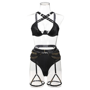 'FAST CAR' THREE QUARTER-CUP GARTER SET