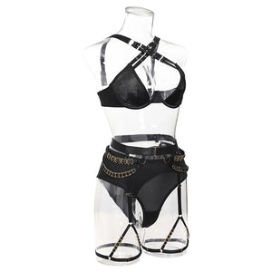 'FAST CAR' THREE QUARTER-CUP GARTER SET