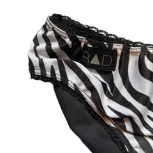 Load image into Gallery viewer, RAD ZEBRA PRINT LOW WAIST SCRUNCH BUM SHORTS