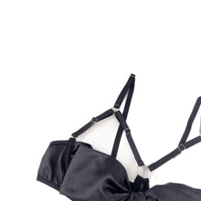 Load image into Gallery viewer, &#39;UNWRAP ME&#39;  GARTER SET in JET BLACK