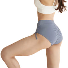 Load image into Gallery viewer, MID BLUE ADJUSTABLE RUCHED POLE SHORTS