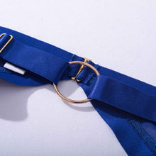 Load image into Gallery viewer, SIGNATURE JEWEL GARTER SET in ELECTRIC BLUE
