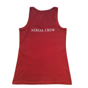 POLE ATTACK 'AERIAL CREW' SPORTS VEST - WINE