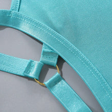 Load image into Gallery viewer, SIGNATURE 5-PIECE JEWEL GARTER SET in CYAN