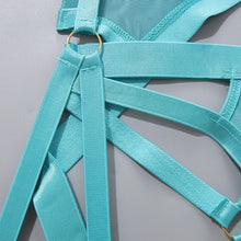 Load image into Gallery viewer, SIGNATURE 5-PIECE JEWEL GARTER SET in CYAN